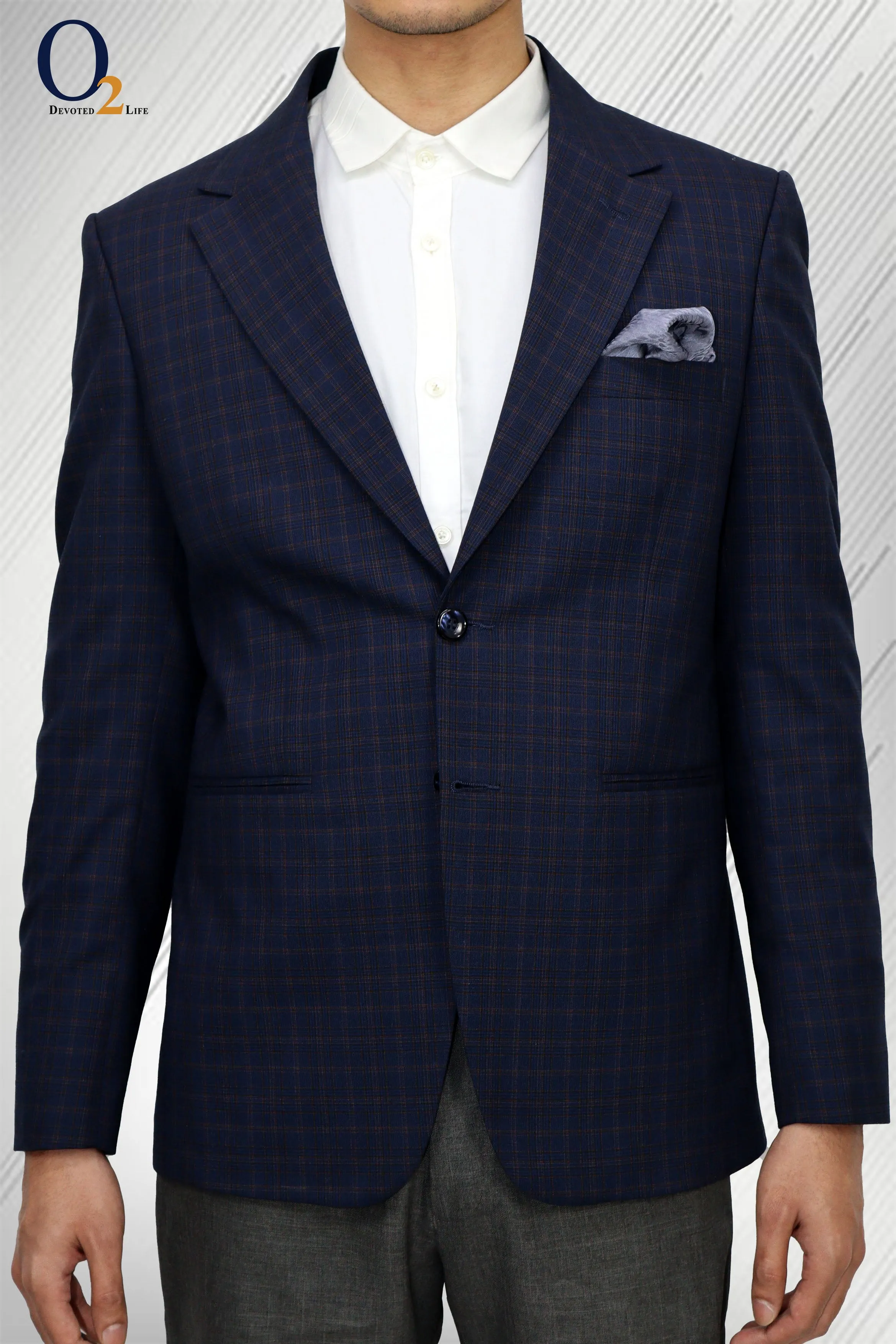 Pierre Cardin blazer from the Voyage collection in blue check