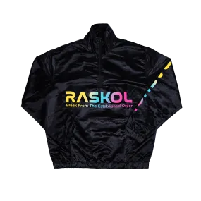 RASKOL Athletic Windbreaker Jacket (Black)