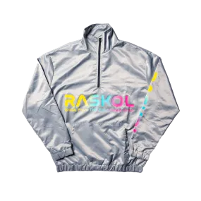RASKOL Athletic Windbreaker Jacket (Silver)