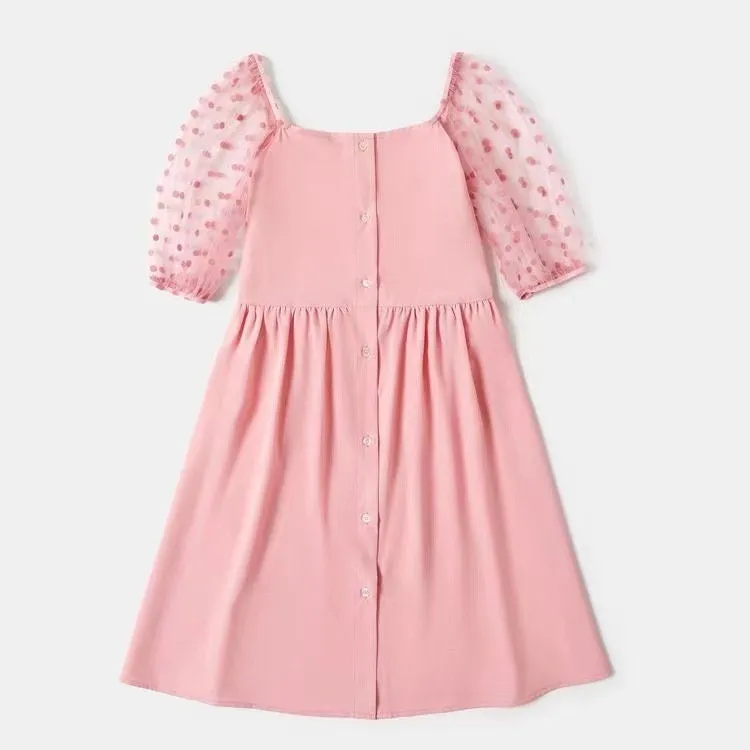 Short Sleeve Mommy and Me Dresses