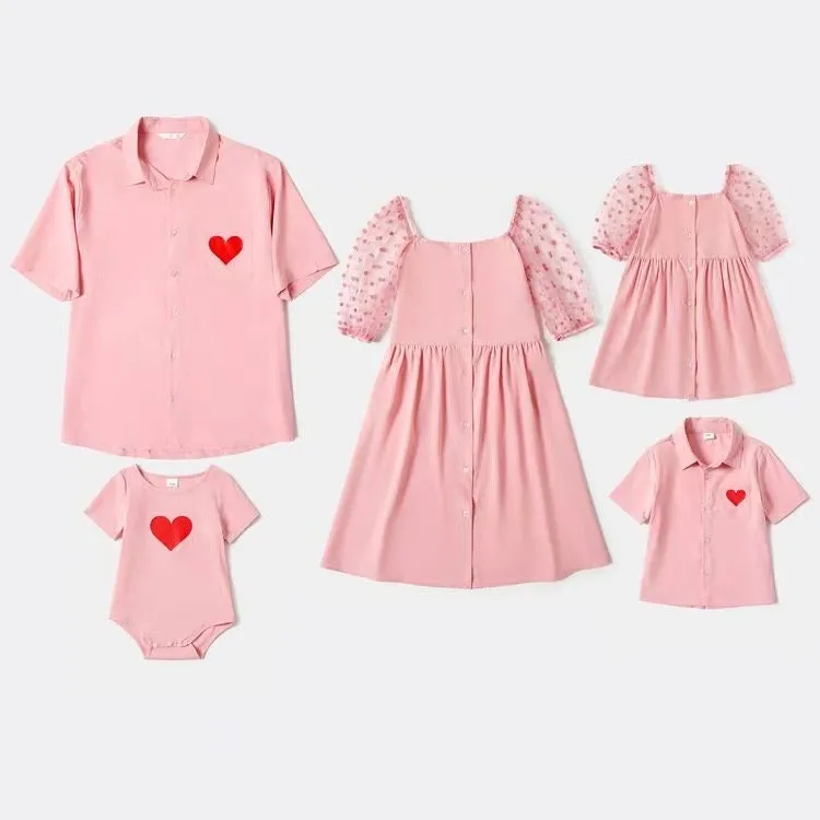 Short Sleeve Mommy and Me Dresses