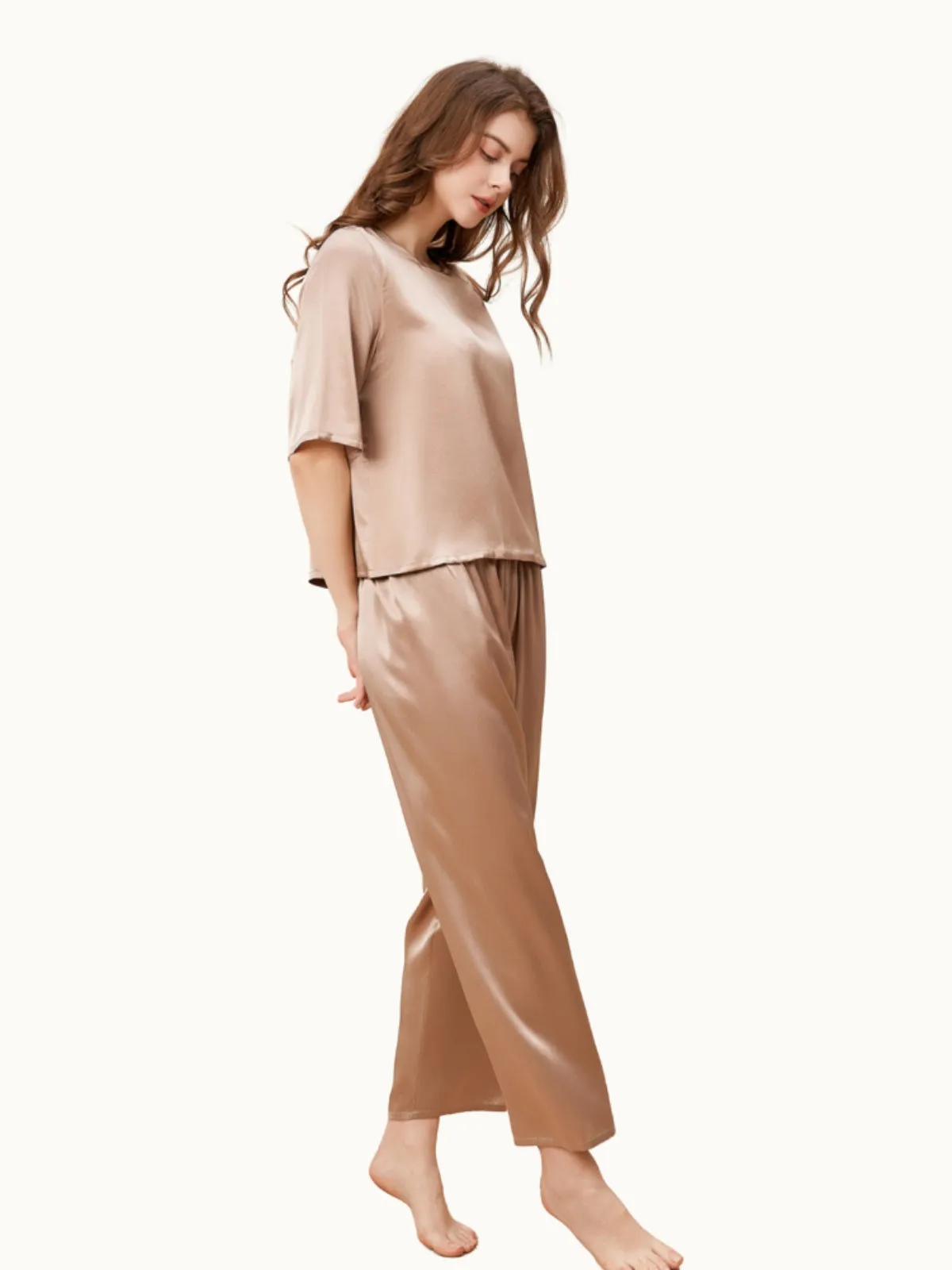 Silk Pullover Pajama Set
