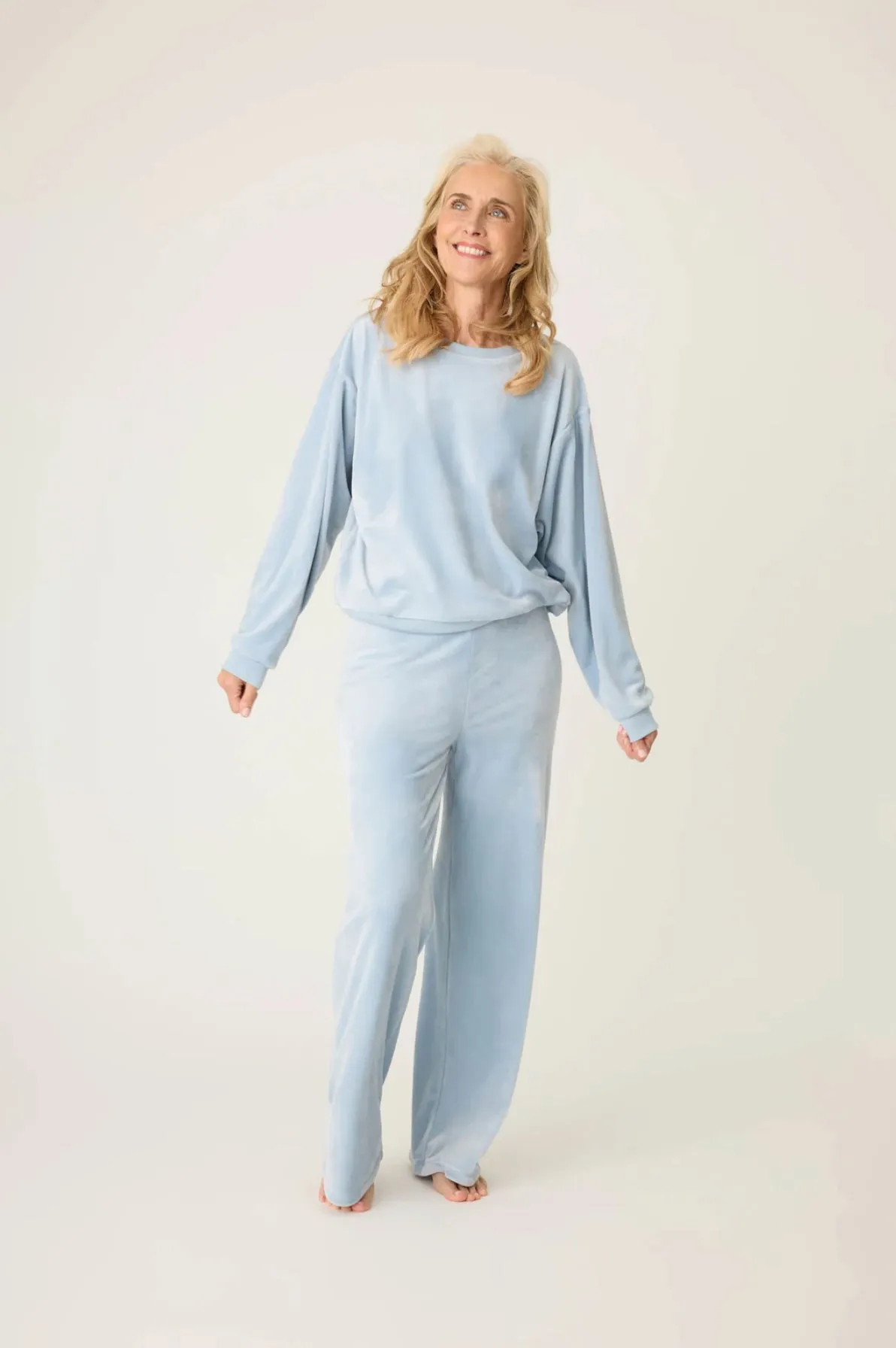 Spread Love velour long sleeve top