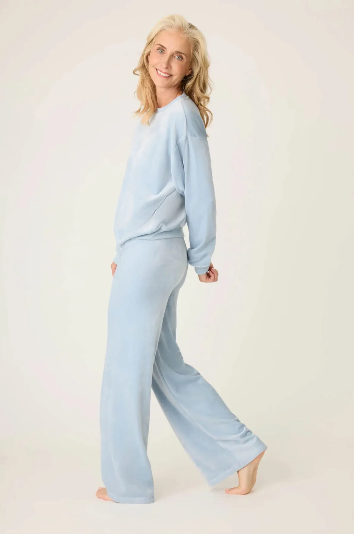 Spread Love velour long sleeve top