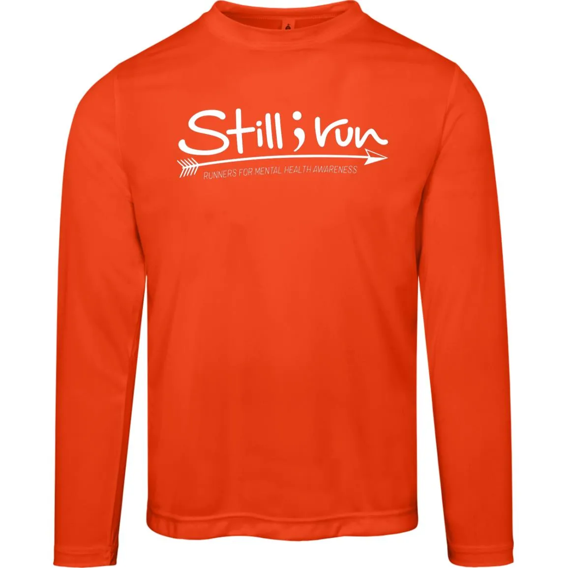 Still I Run Moisture Wicking Long Sleeve Running Tee