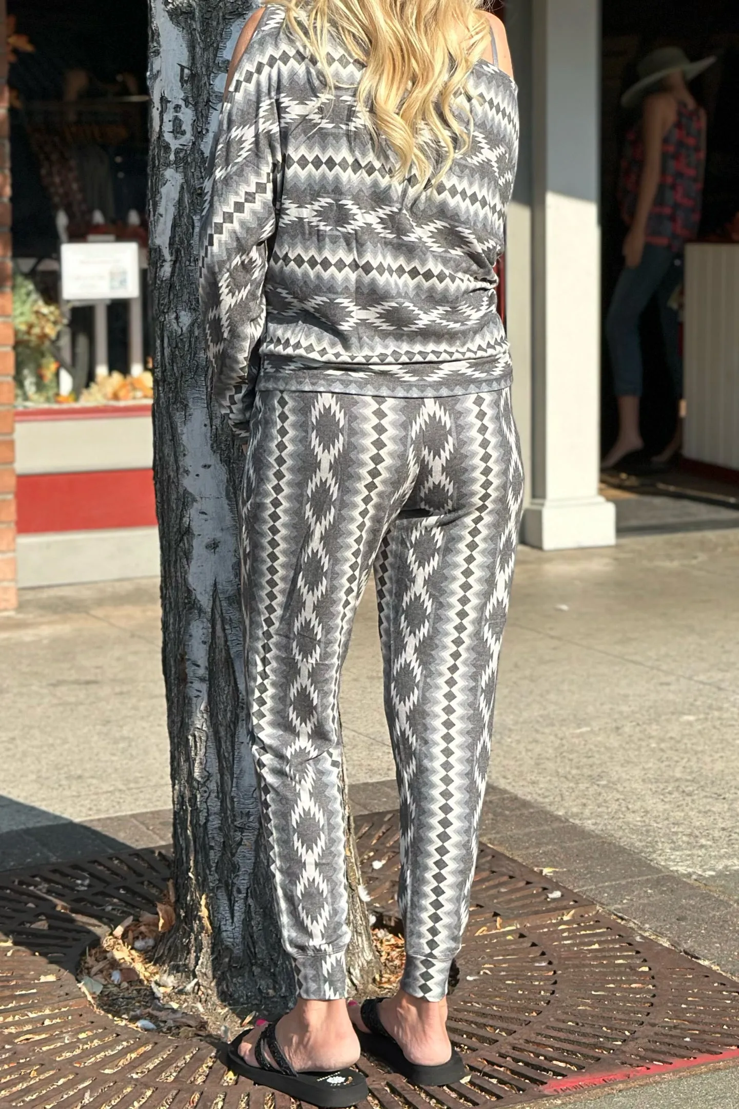 Super Soft Chevron Aztec Pullover by The Range / Rock n Roll