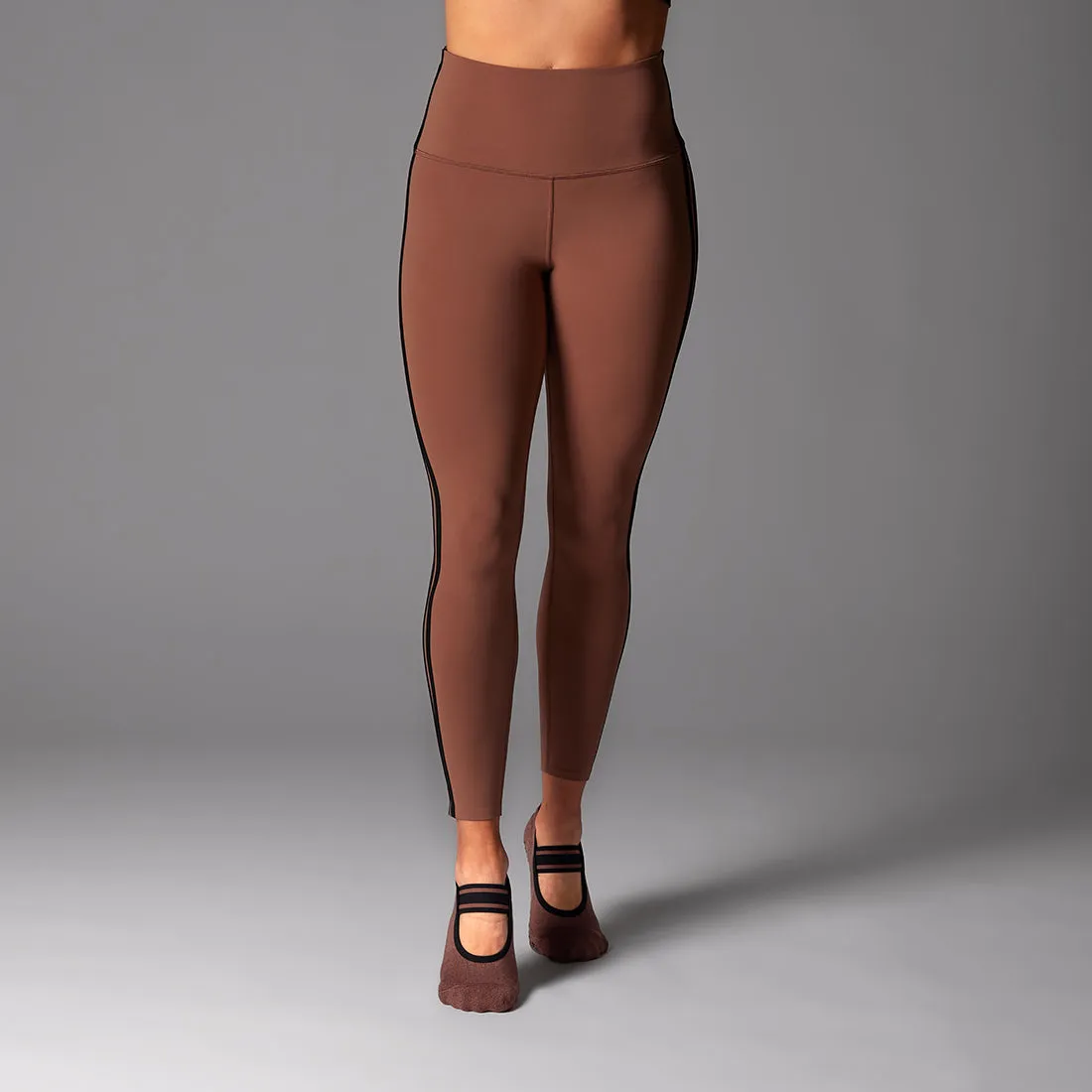 TaviSculpt® High Waisted 7/8 Stripe Leggings