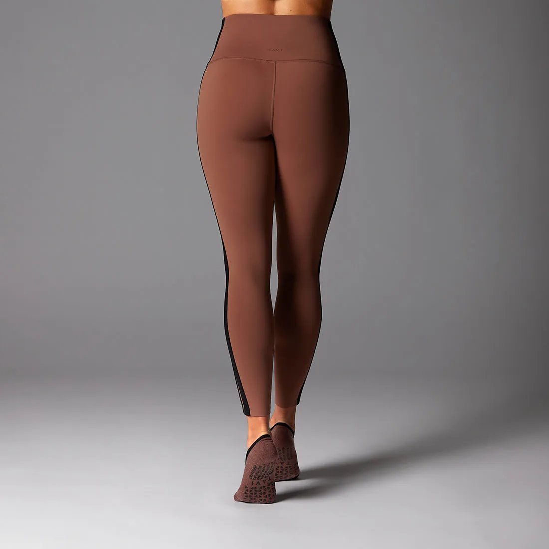 TaviSculpt® High Waisted 7/8 Stripe Leggings