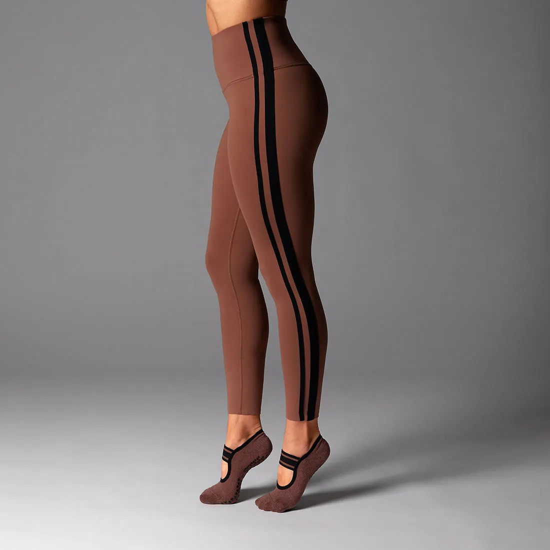 TaviSculpt® High Waisted 7/8 Stripe Leggings