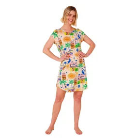 The Cat's PJs Short Sleeved Sleep Shirt