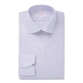 Thomas Pink Slim Fit Formal Dobby Broken Check Shirt