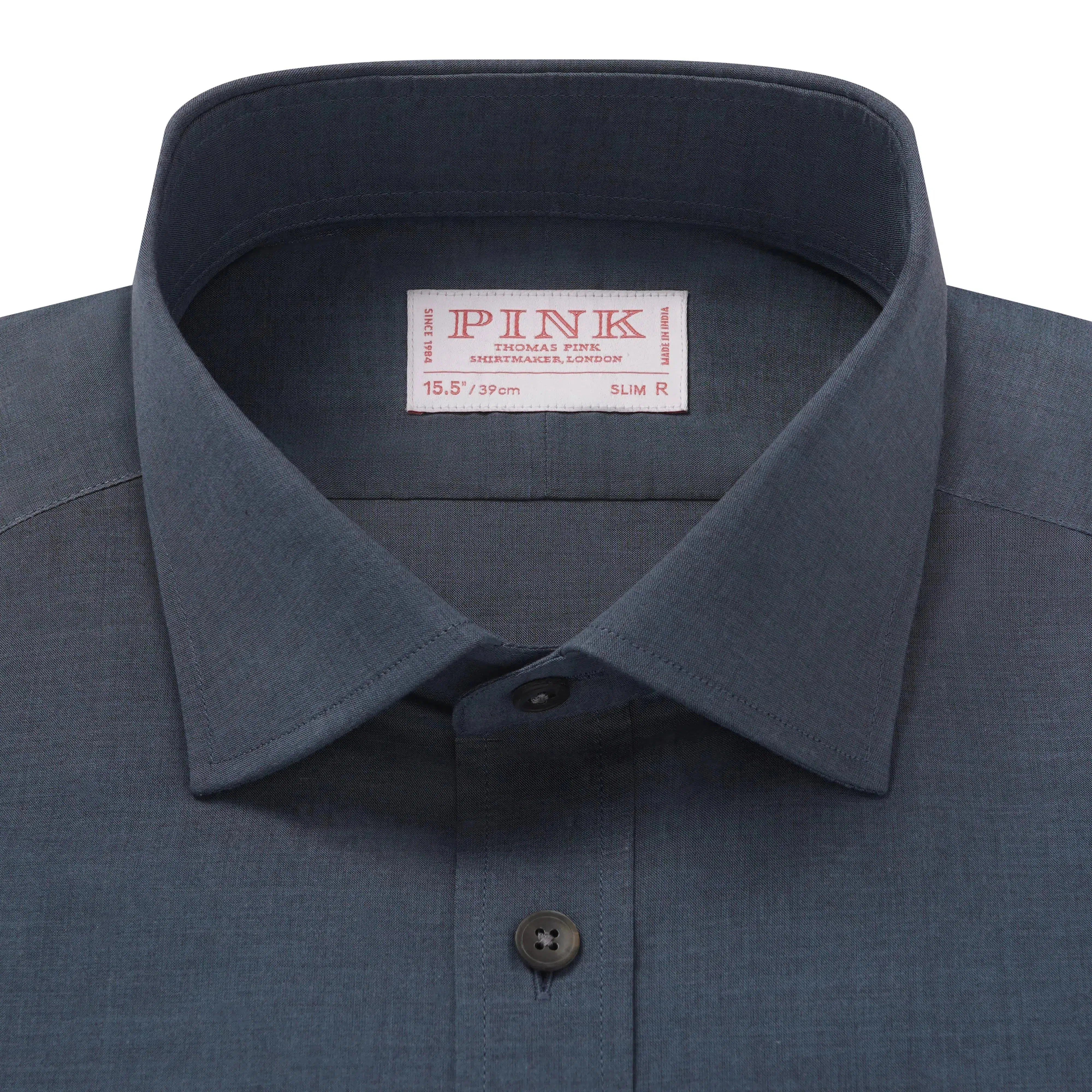 Thomas Pink Slim Fit Formal Lightweight Cotton Shirt