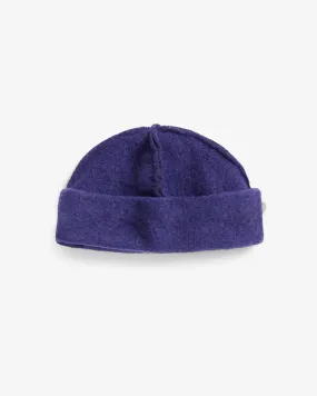 toque hat - deep purple
