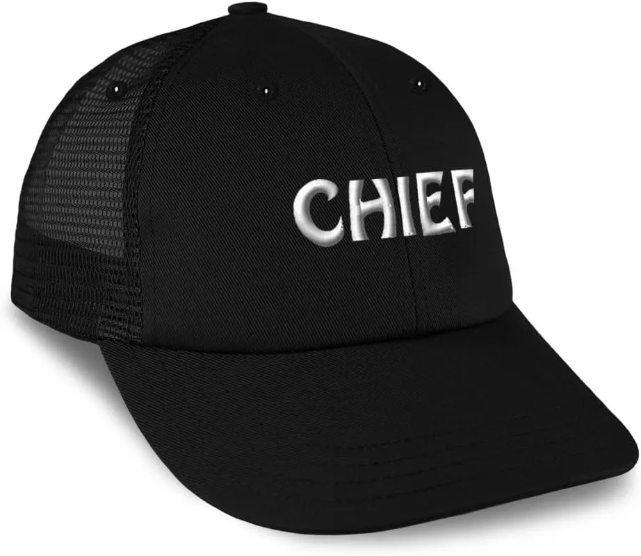 Trucker Hat Baseball Cap Chief Spring Style Cotton Dad Hats for Men & Women