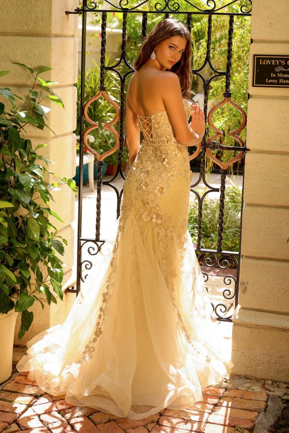 Tulle Skirt Mermaid Open Back Sweetheart Long Prom Dress