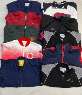 Under Armour, CK, Russell, and Woolrich Columbia Windbreaker - 16 Pieces