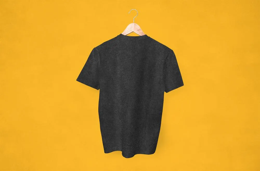 Unisex Navy Blue Acid Wash Oversized T-Shirt