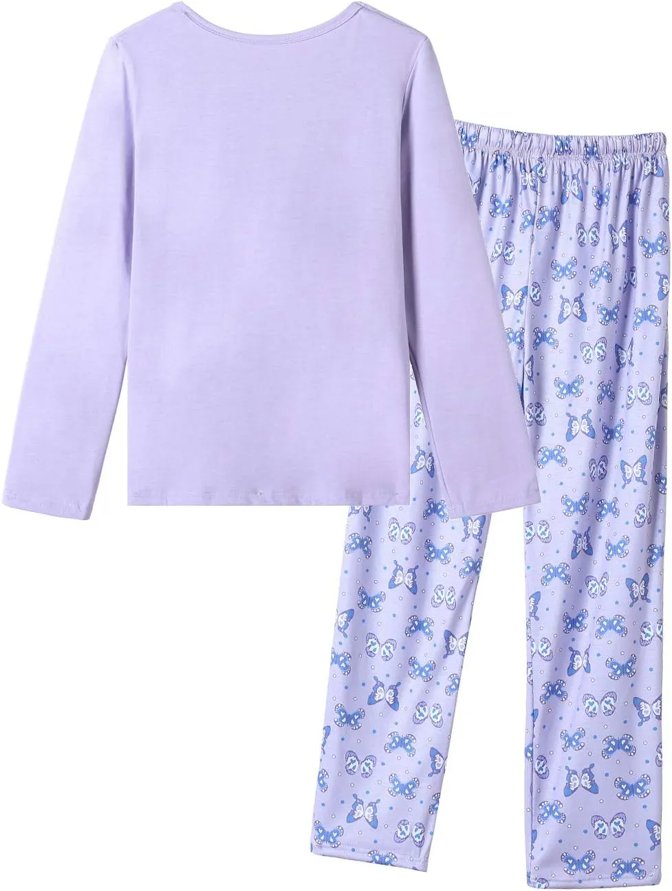 VENTELAN Women Pajamas Cute Christmas Bear Sleepwear Long Sleeve Stripes Loungewear