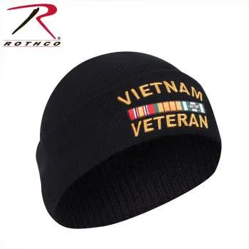Vietnam Veteran Deluxe Embroidered Watch Cap