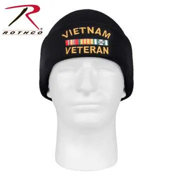 Vietnam Veteran Deluxe Embroidered Watch Cap