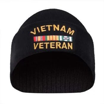 Vietnam Veteran Deluxe Embroidered Watch Cap