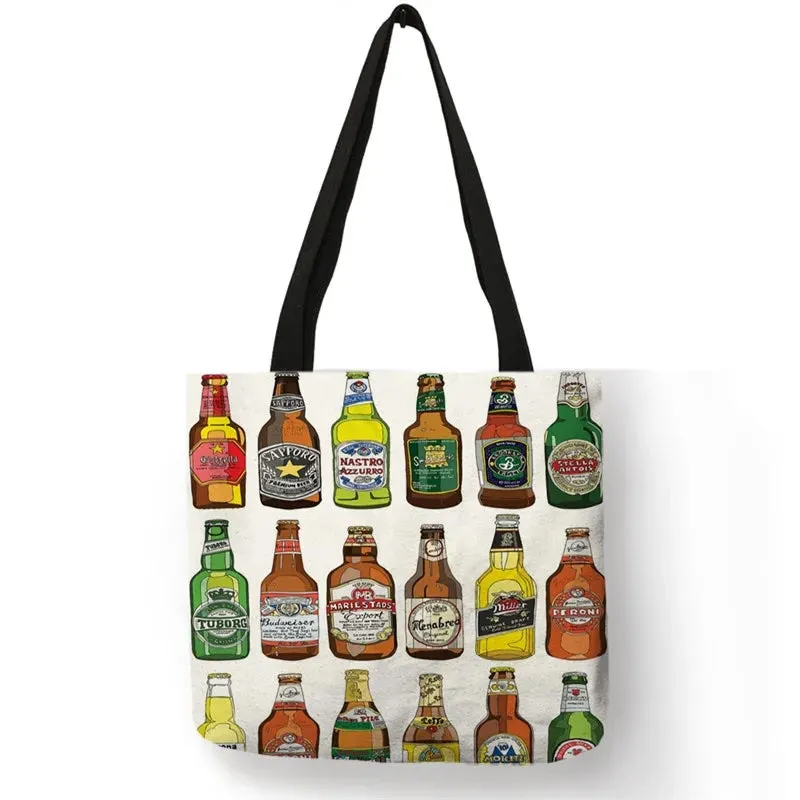 Vintage 80's Product Retro Graphic Tote Bags