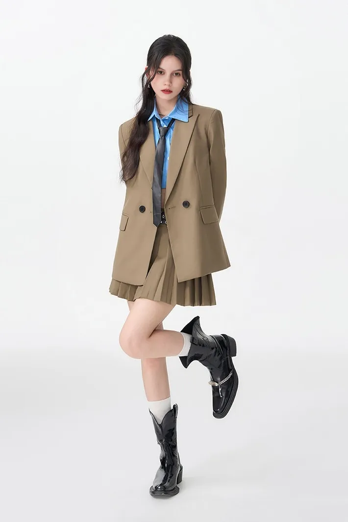 Vintage Preppy Double Breasted Suit