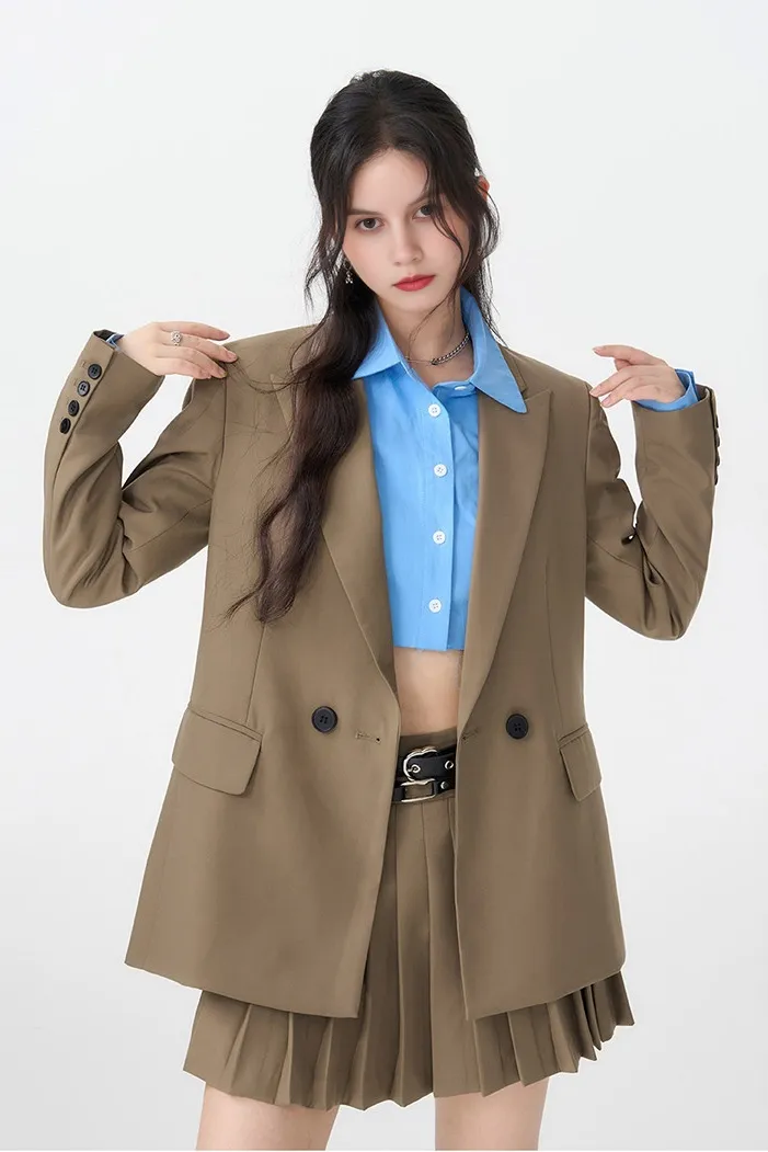 Vintage Preppy Double Breasted Suit