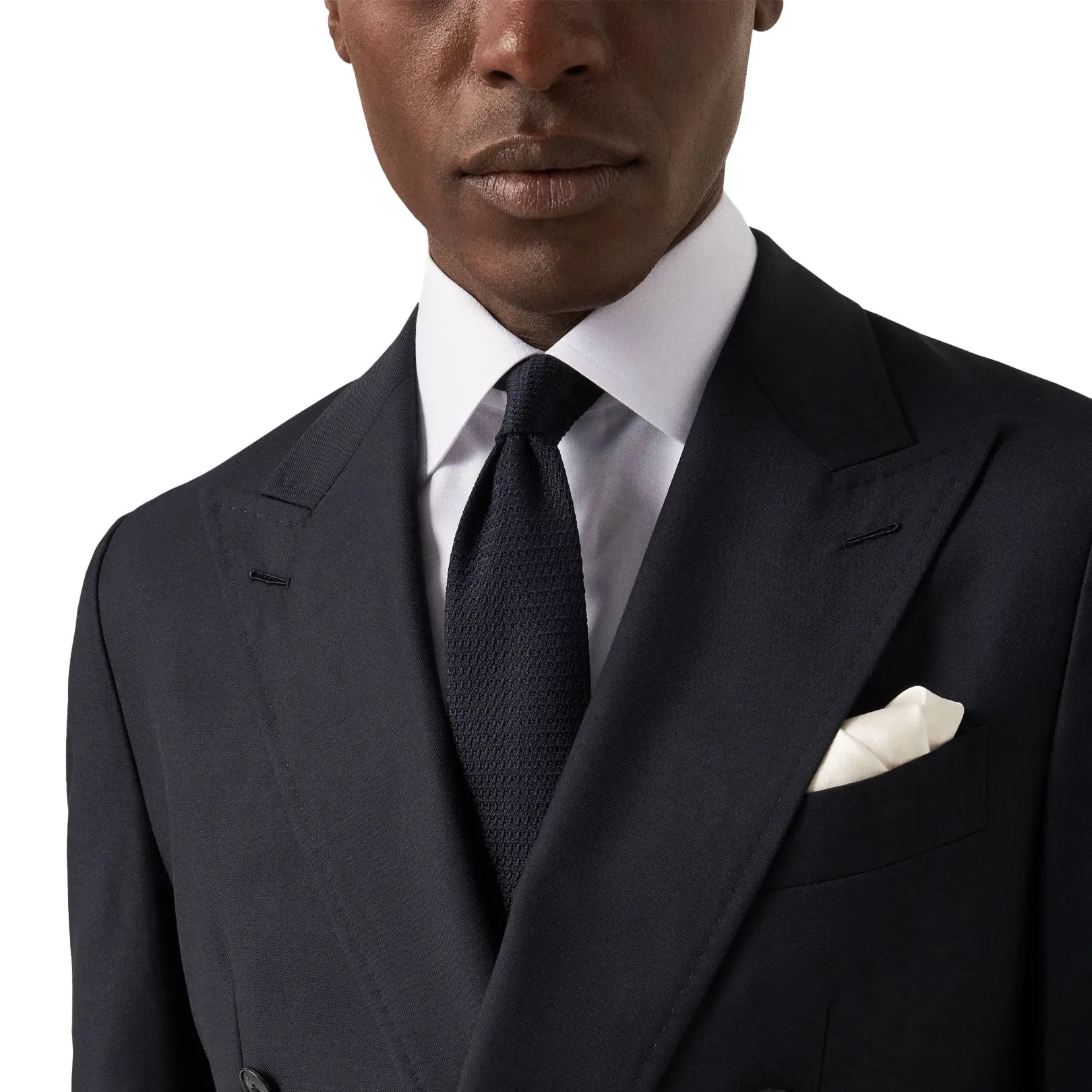 White Signature Twill Slim Fit Shirt