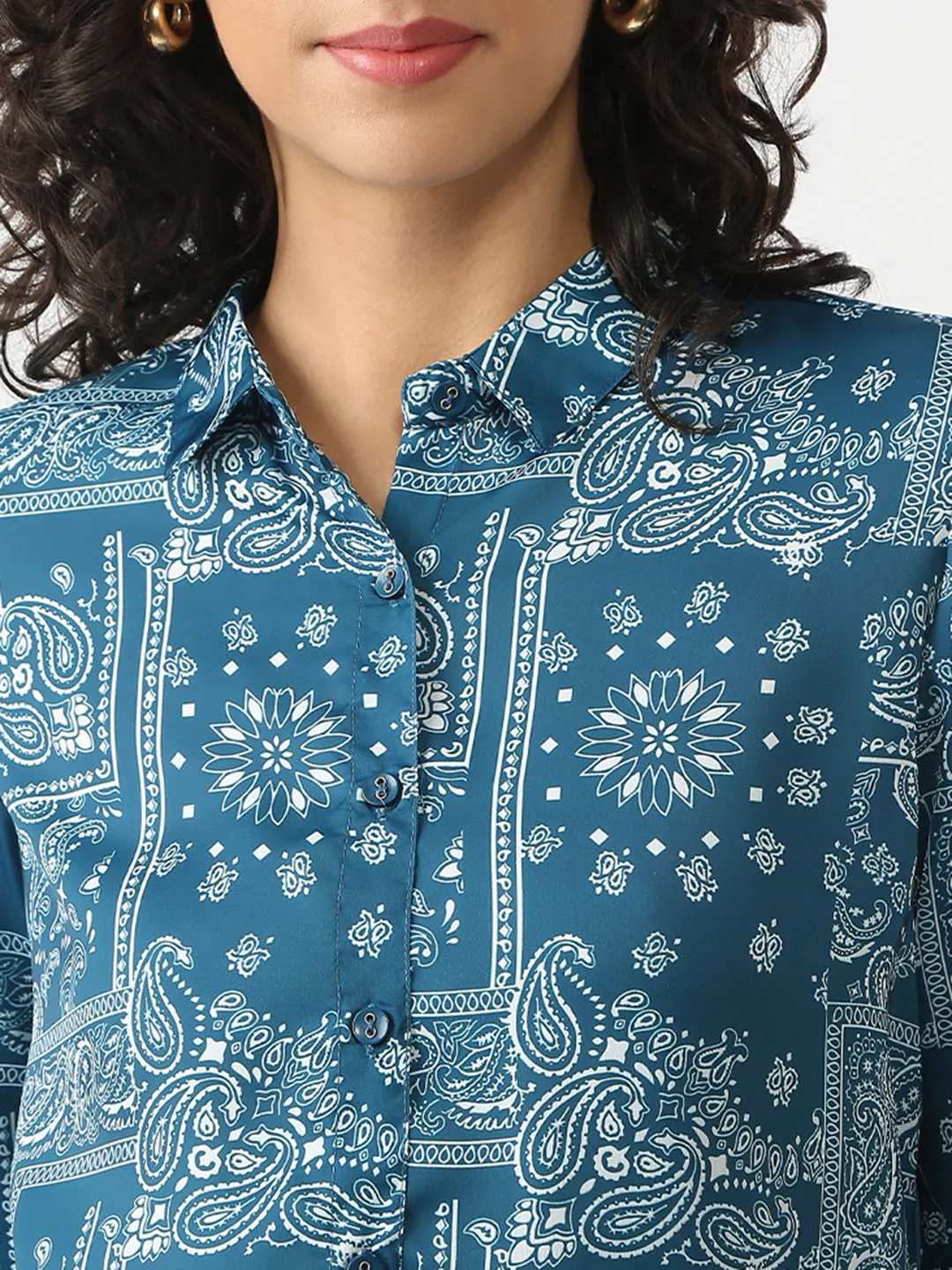 Women Regular Length Slim Fit Shirts