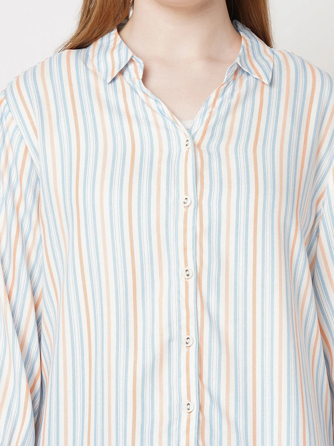 Women Striped Slim Fit MULTI Shirts