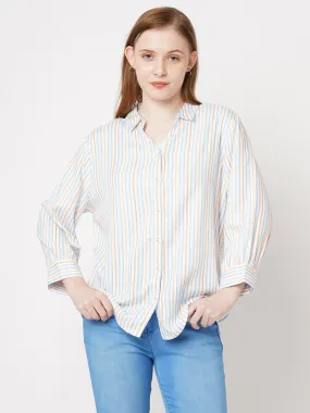 Women Striped Slim Fit MULTI Shirts