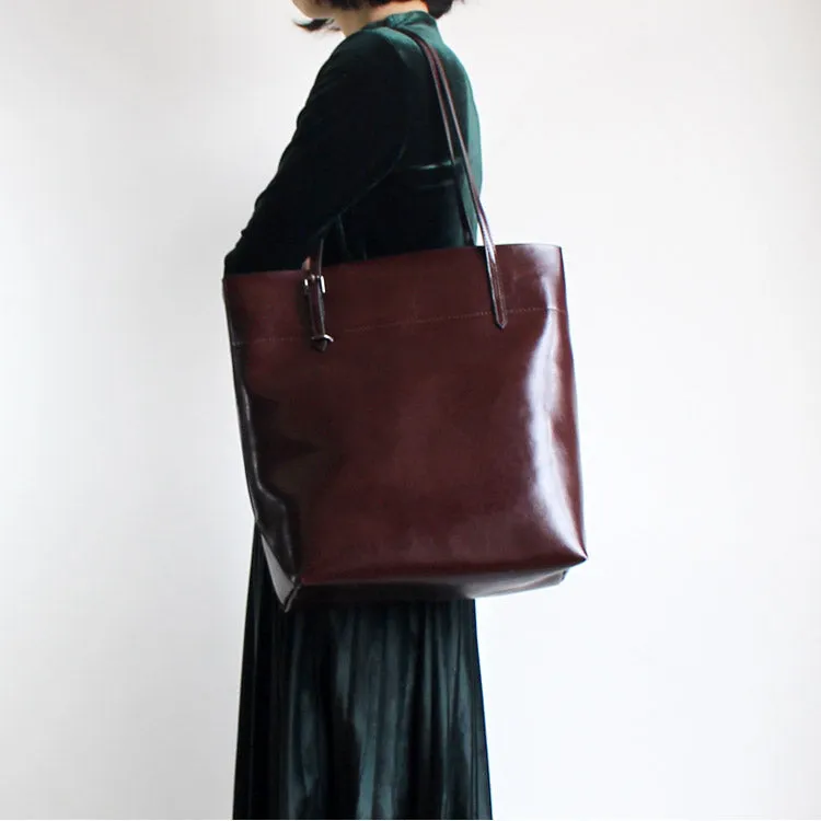 Womens Green Leather Tote Bag Handbags Shoulder Bag for Women