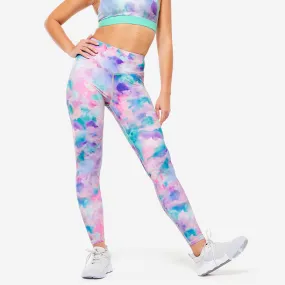 Women's High-Waisted Fitness Cardio Leggings - Print