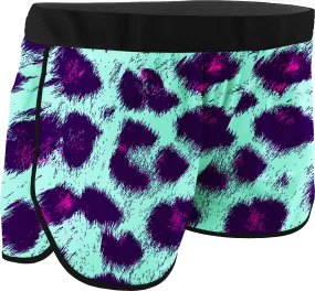 Women's Leopard Printed Running Shorts