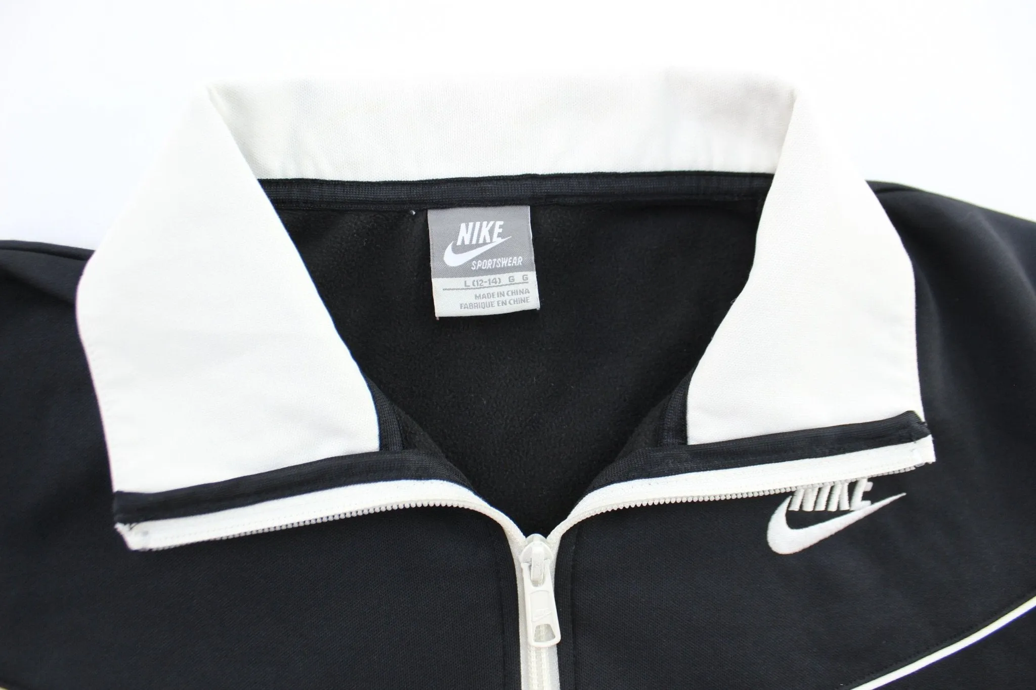 Women's Nike Logo Embroidered Black Jacket