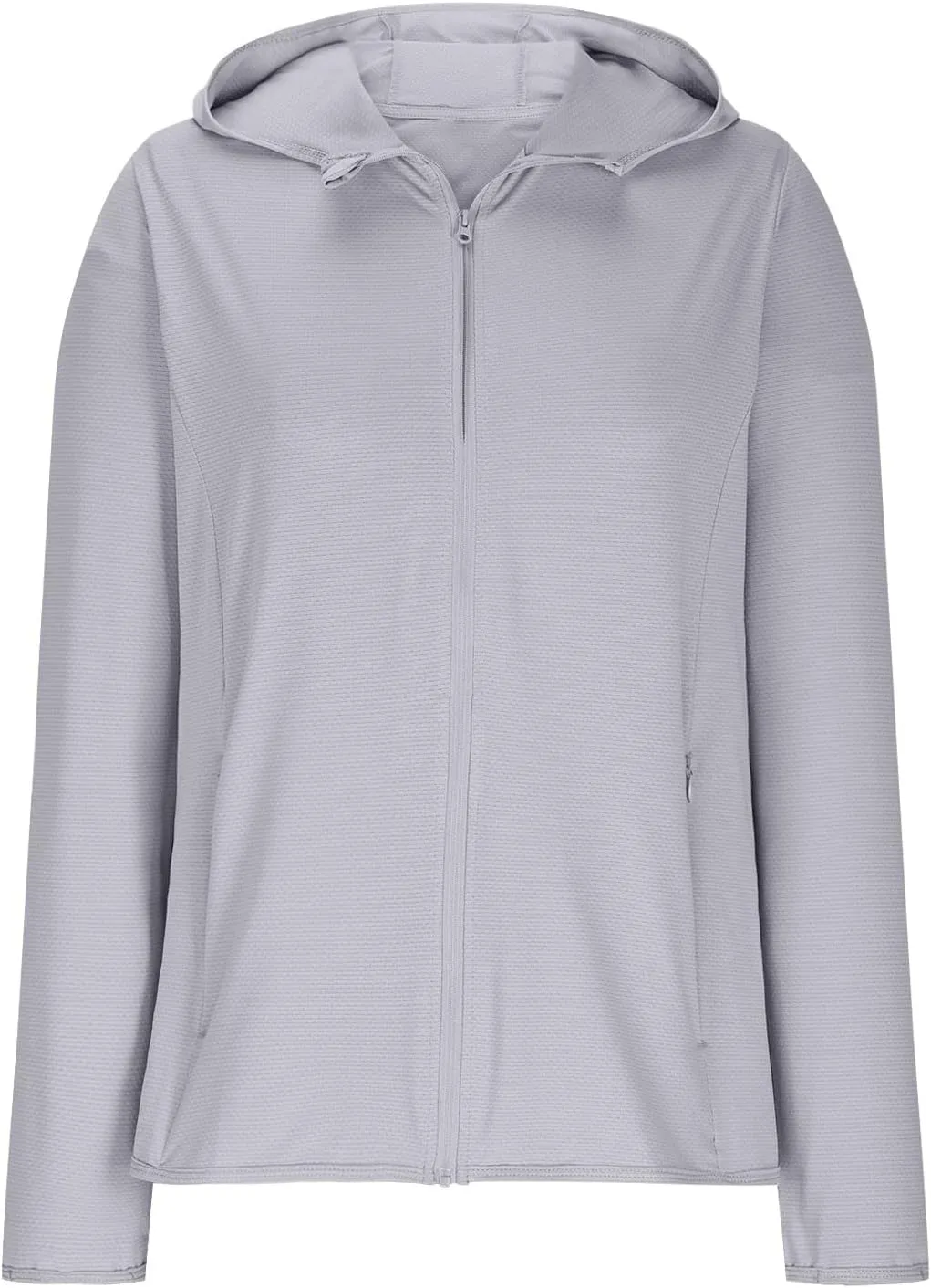 Womens Sun Shirts Full Zip UPF 50  Protection Hoodie Jacket Long Sleeve Summer Hiking Outdoor Lightweight Jackets