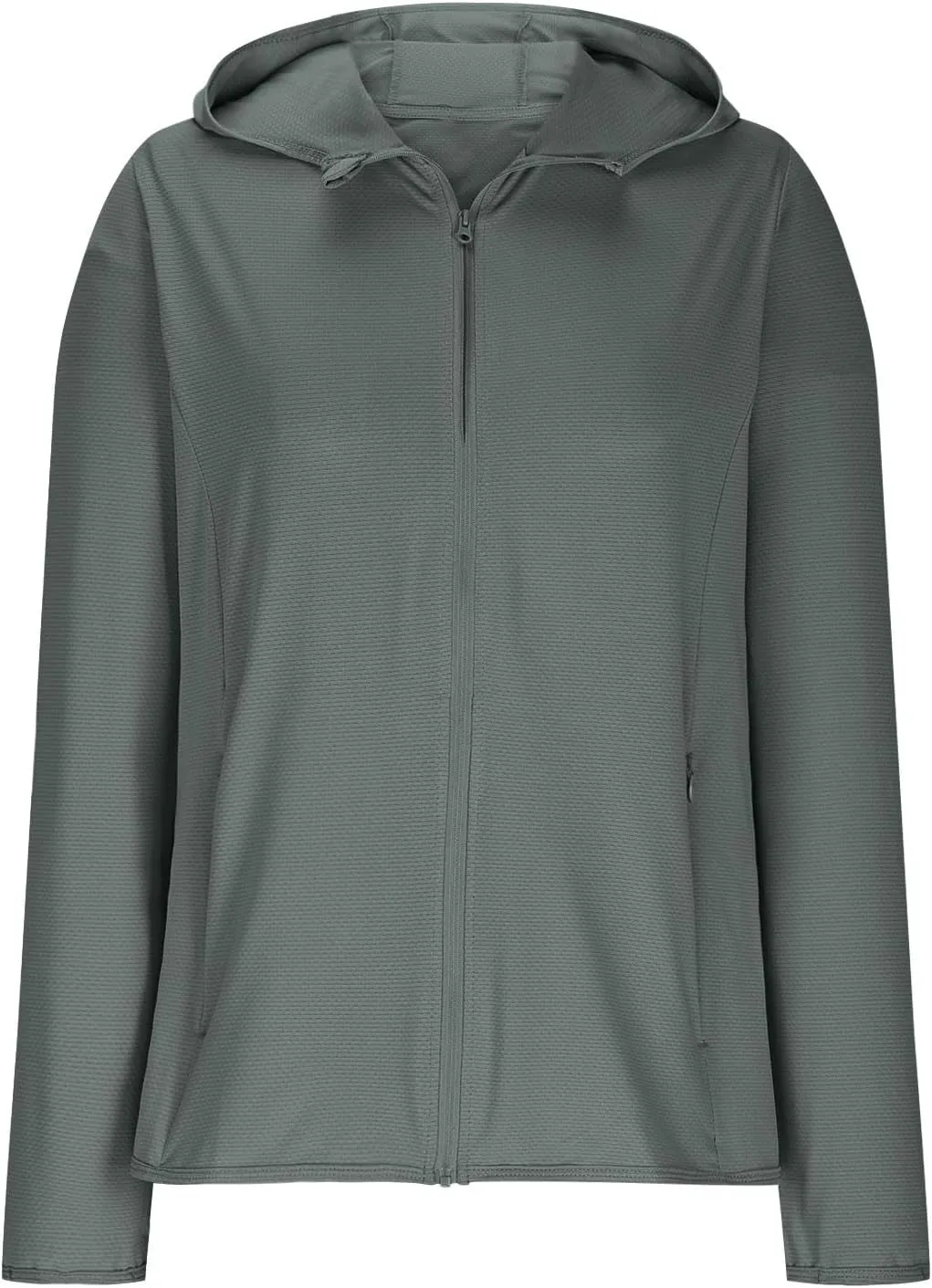 Womens Sun Shirts Full Zip UPF 50  Protection Hoodie Jacket Long Sleeve Summer Hiking Outdoor Lightweight Jackets