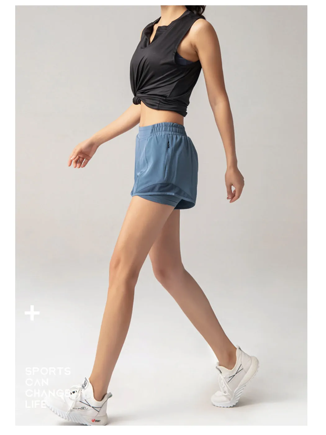 Workout Shorts Athletic Sports Running Shorts Active Yoga Gym Sport Shorts